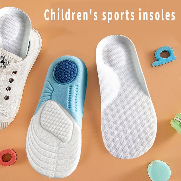 Schuhteile Zubehör Kinder Memory Foam Einlegesohlen Kinder Orthopädische Atmungsaktive Plattfußeinlage Sportschuhe Laufpolster Pflegewerkzeug 230503