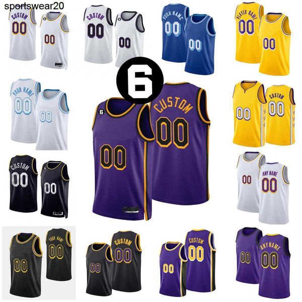 Designer Custom Basketball Jerseys 2022-23 New Jersey 6 James 0 Westbrook 3 Anthony 21 Patrick Davis 12 Nunn 7 Troy Brown Juan 95 Toscano-Anderson 23 8 N'importe quelle taille