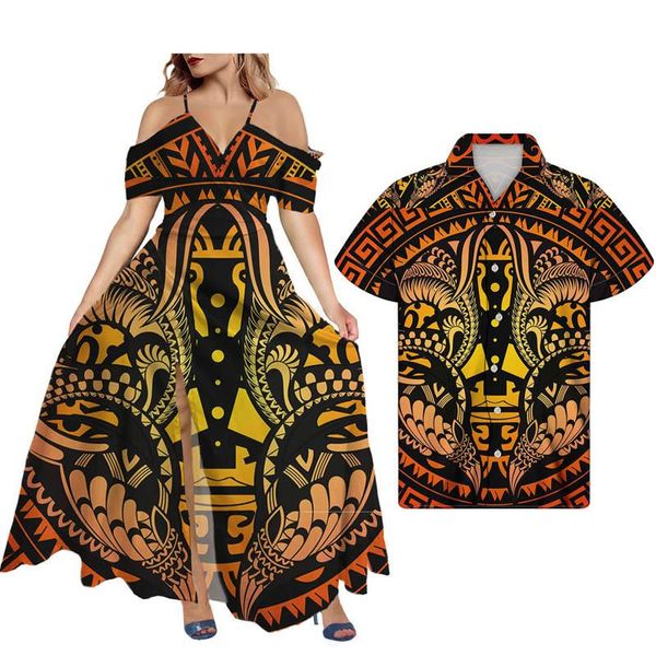 Abiti casual Hycool Tribal Totem Design Sexy scollo a V con spalline Abito africano Summer Women Beach Maxi Bodycon Party