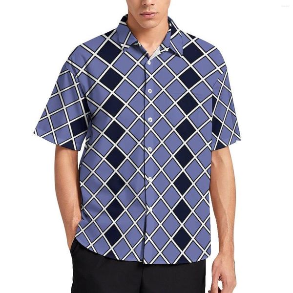 Erkek sıradan gömlekler Kira yoshikage plaj gömlek adam jojos tayzare maceraları hawaii kısa kollu tasarım serin büyük boy bluzlar hediye
