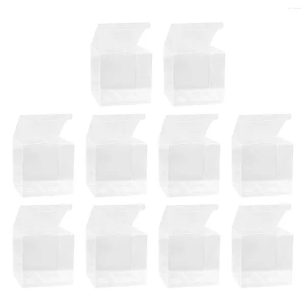 Подарки коробки Clear Box Candy FastertransparentApple Favors Cube Weddingpacking Cupcake Display Упаковка