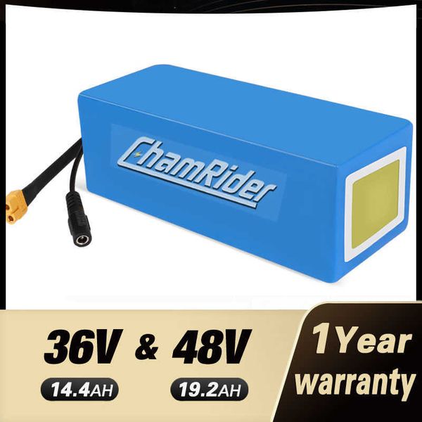 Chamrider 36V Batterie 10AH ebike Batterie48V Batterie 18650 Lithium Akku für Elektrofahrrad Elektroroller