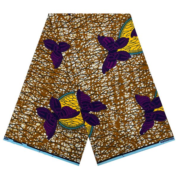 Платья. Настоящий воск 100%хлопка оригинальные африканские восковые принты ткани 6 ярдов настоящий мягкий анкара нигерийский краситель для ткани текстиль для платьев