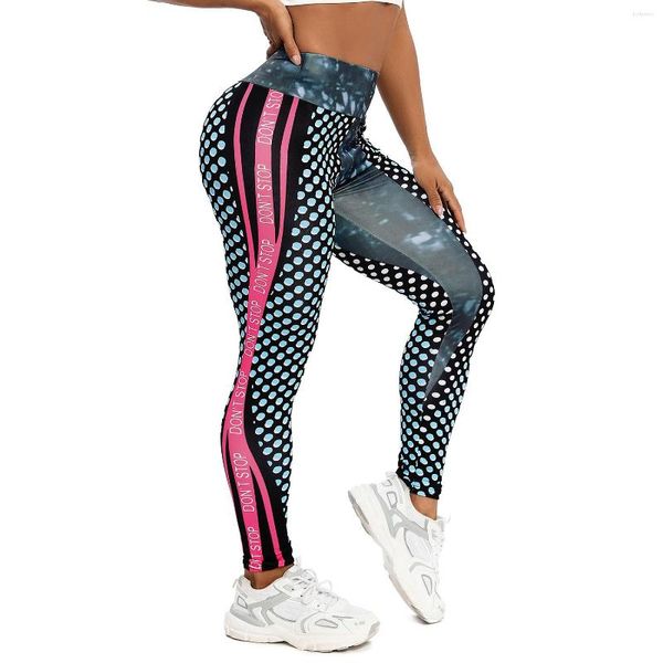 Aktif Pantolon 3D Baskılı Tayt Fitness Kadın Yoga Koşu Tayun Egzersiz Leggins İnce Pantolon 2023 Street Giyim Gündelik