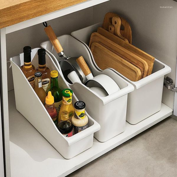 Бутылки для хранения крупная кухонная посуда контейнер с колесами шкафа шкафа шкафа кастрюли в кастрюлю с высокой точки зрения