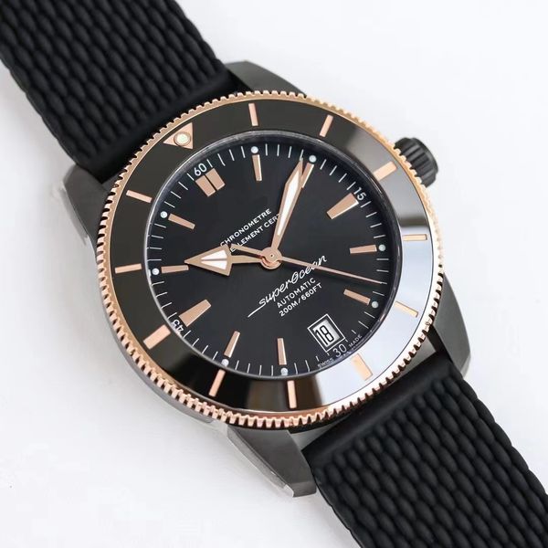 42mm Herrenuhr Saphirglas Herrenarmbanduhr wasserdichtes Armband Automatikwerk Edelstahl Keramiklünette beste Qualität Relojes de lujo lusso Orologio