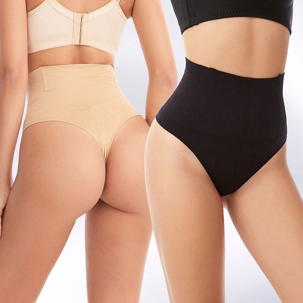 Frauen Sexy Hohe Taille Tanga Former FRÄULEIN Bauch Abnehmen Steuer Höschen Kolben-heber Wäsche Shapewear Fajas Drop S333