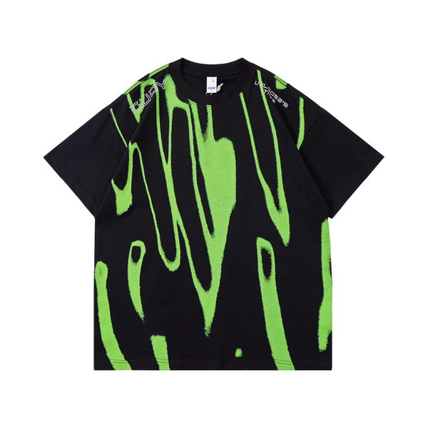 Hip Hop Men T Shirts Streetwear Graffiti Abstract Graphic Print Oversize T-shirts 2023 Harajuku Punk Gothic Tee Moda Top Algodão