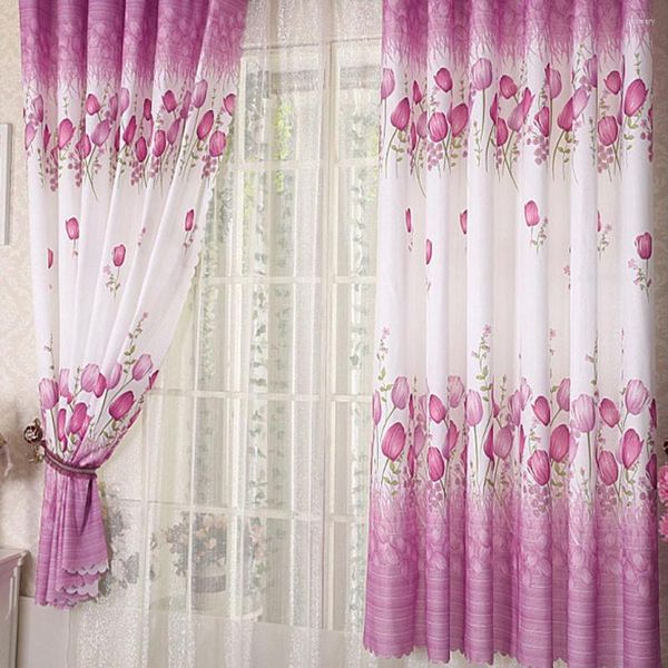 Gardine Blume Calico Fertigprodukt Tuch Fenstergitter PK