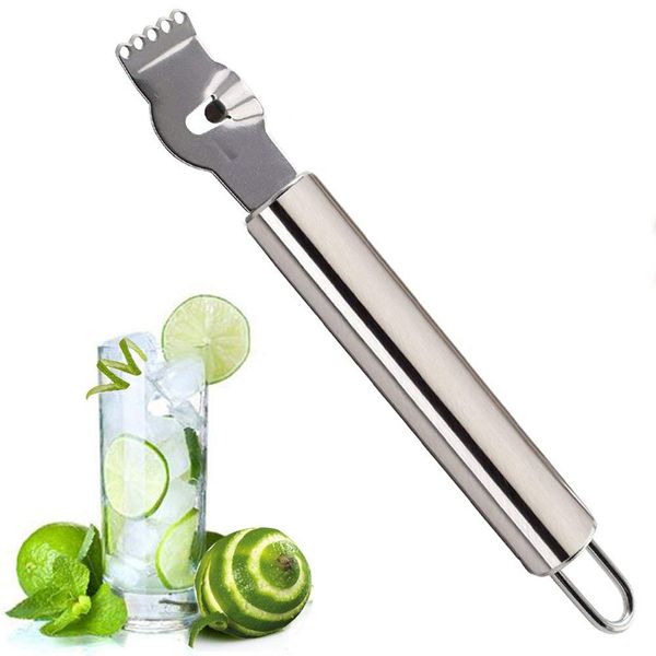 3 in 1 Pelapatate in acciaio inossidabile per limoni Limoni Arancia Grattugia per agrumi Piallatrice Coltello per sbucciare Utensile per frutta Gadget Accessori per la cucina TLY058