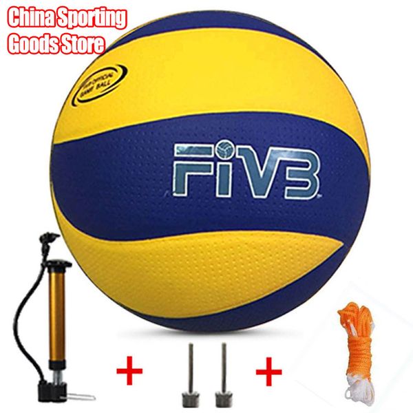 Balls Volleyball Model200 PU Официальный матч в помещении пляж. Дополнительная пляжная сетка насоса 230428