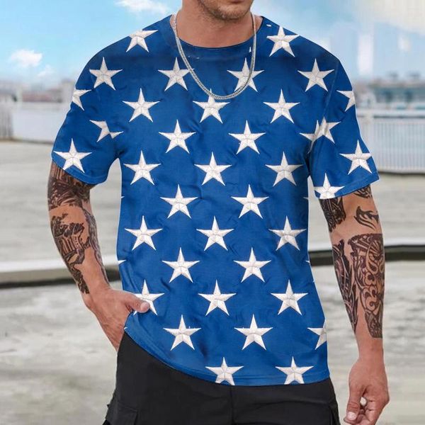 Camisetas masculinas homens lisos moda primavera verão casual manga curta o pescoço camuflagem impressa algodão fino