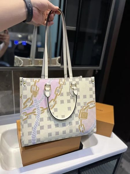 MT marca de luxo saco 2023 nova bolsa feminina clássico xadrez verificado saco único ombro saco commuter saco designer