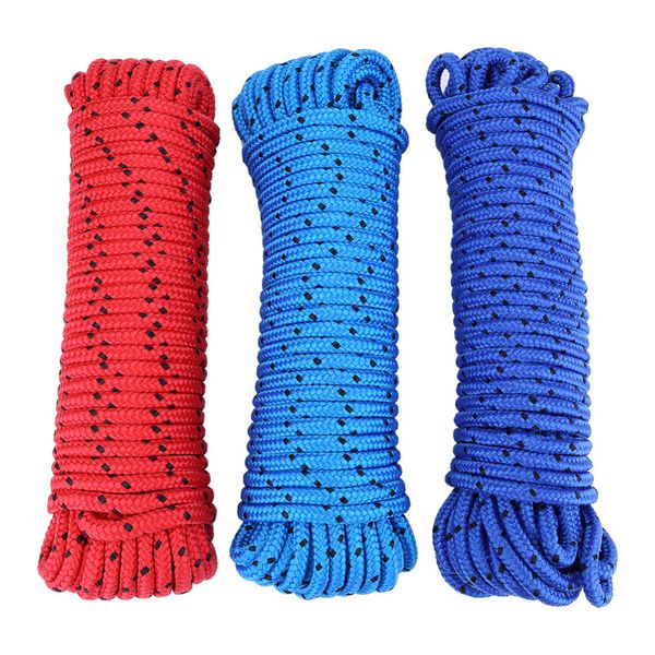 Kletterseile 20M Outdoor-Klettersicherheitsseil 8mm Durchmesser Hochfestes Überleben Paracord Sicherheitsseil Schnur Wandern Baumwand Kletterausrüstung 230503