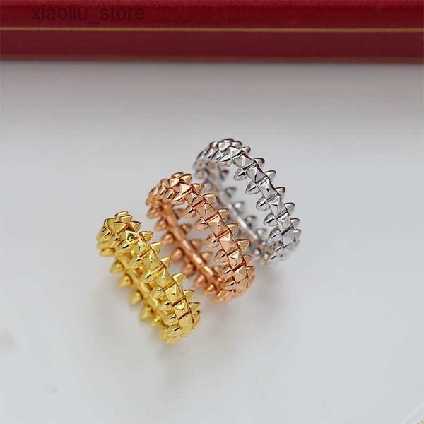Кольца Band Rings Luxurys Дизайнеры кольцо заклепки для женщин для женщин.