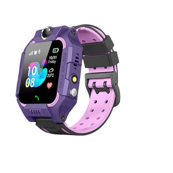 Kids Smart Watch SIM Card SOS Chame LBS Tracker Câmera Voice Chat Game Lanterna de lanterna de água Smartwatch para crianças à prova d'água para crianças