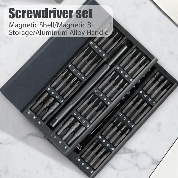 Schroevendraiier 63 in 1 cacciavite manuale set kit di cacciaviti a magnetico biet precisione xiaomi computer triplover hags torx holddrivers strumento