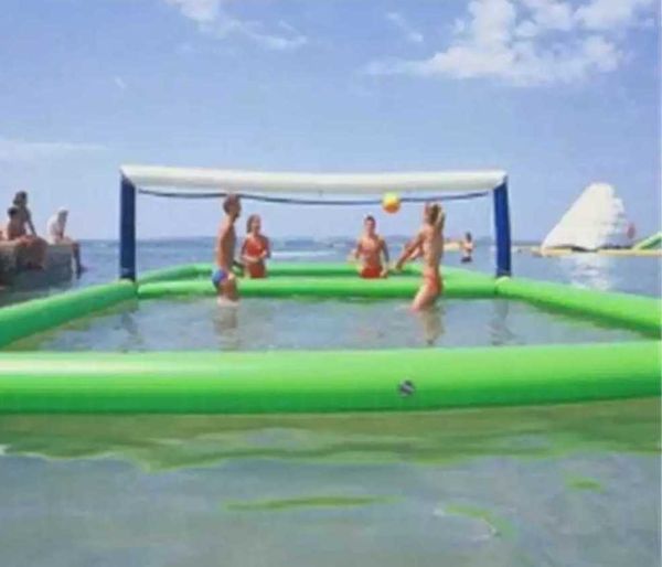 10x5x1,2 млн. На открытом воздухе Другие спортивные товары Коммерческие плавающие водные спортивные игры надувные волейбольные клет
