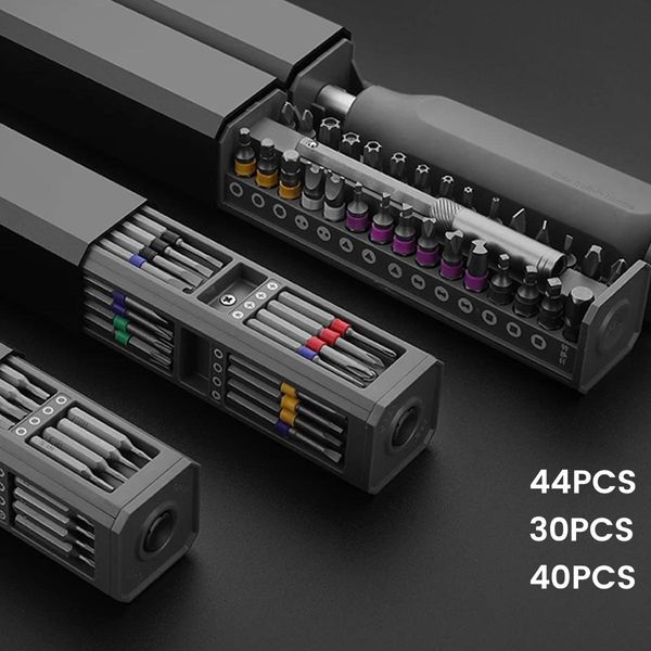 Schroevendraaier 30/40/44 шт. набор прецизионных отверток магнитные Torx шестигранные шлицевые отвертки для телефона обслуживание ПК ремонт ручные инструменты