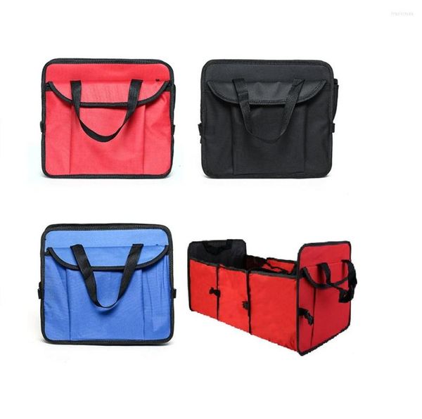 Organizador de carros Back Universal Back Bolsa de armazenamento de bolso multi-bolso comprimido caixa