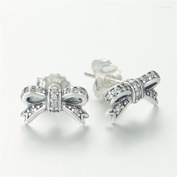 Orecchini a bottone Natale Logo Compleanno Vero argento sterling 925 2023 all'ingrosso piccolo per le donne