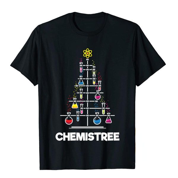 Herren T-Shirts Chemie Sweatshirt Lustige Wissenschaft Weihnachtsbaum Junge Mädchen Einzigartige T-Shirts für Männer Tops T-Shirts Lustige Ankunft Grafik Lässig 230428
