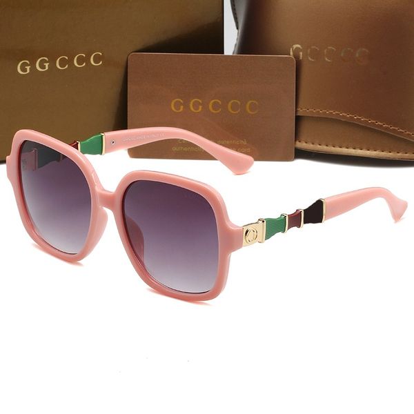 Occhiali da sole Designer GGities Occhiali da sole Protezione solare Original Eyewear Beach Outdoor Shades PC Frame Lady Specchi per donne e uomini Eye GGities Glass