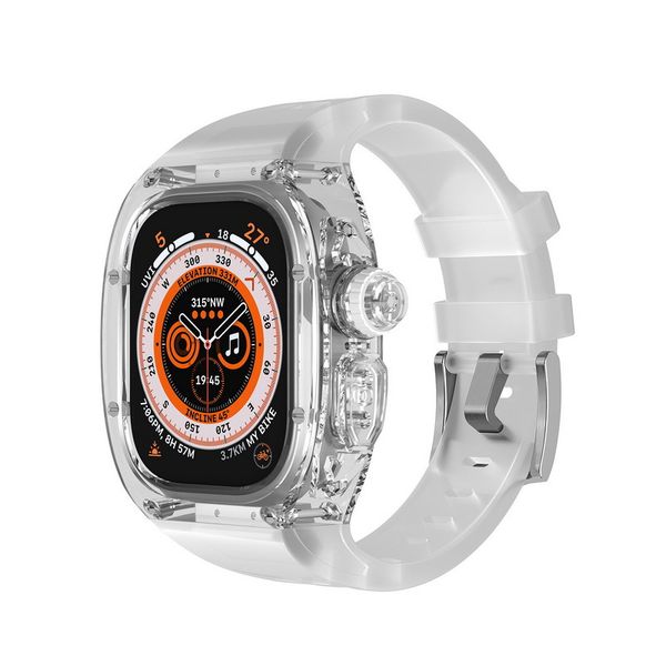 Custodie per orologi intelligenti da 49 mm per Apple Watch iWatch Serie 8 Orologi ultra intelligenti cinturino marino Nuovo orologio sportivo da 49 mm custodia per smartwatch con ricarica wireless 168DD