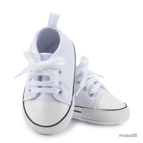 Sandali New Canvas Sneakers sportive classiche Neonati Ragazzi Ragazze Primi camminatori Infantili Scarpe da bambino antiscivolo con suola morbida