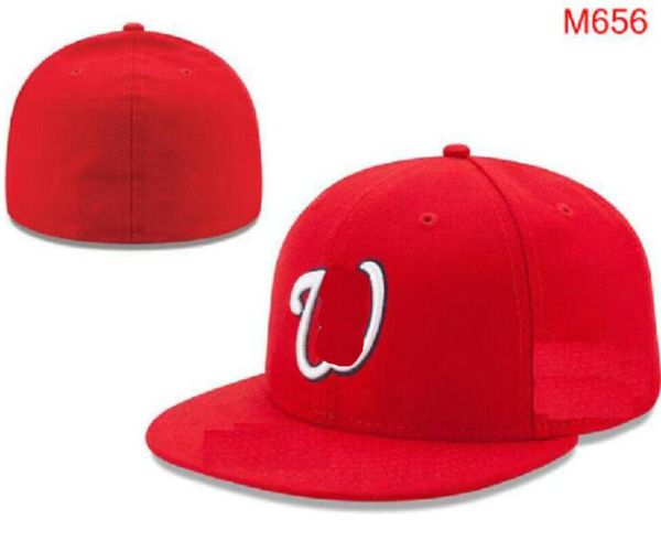 2023 Cappelli aderenti da baseball da uomo Sox LA NY KC Classico Rosso Colore nero Hip Hop Washington Sport Cappellini con design completamente chiuso Chapeau 05 Stitch Heart 