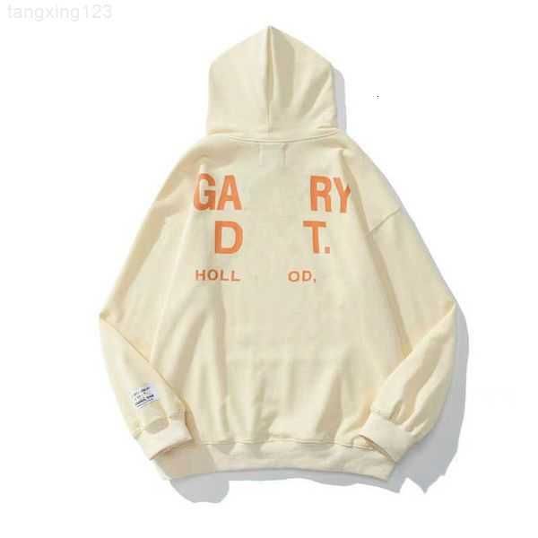 Herren Hoodies Sweatshirts Hoodie Designer Galleryes Depts Gary Painted Graffiti Used Letters Printed Loose Casual Fashion Men and Women 776jtg6vz