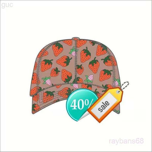 2023anni Berretti da baseball fragola di qualità Uomo Cotton Cactus Classic Lettera Ball Summer Women Cappelli da sole Outdoor Snapback Cap regolabile13332