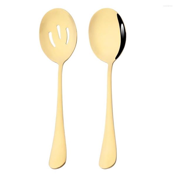 Conjuntos de utensílios de jantar 2 PCs Solas de aço inoxidável