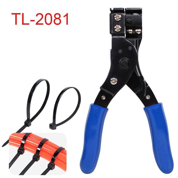 Tang TL2081 Nylon Cable Tie Gun Alicate Cable Tie Gun Tesoura de ligação 2 em 1 ferramenta faixa de uso 2.412mm