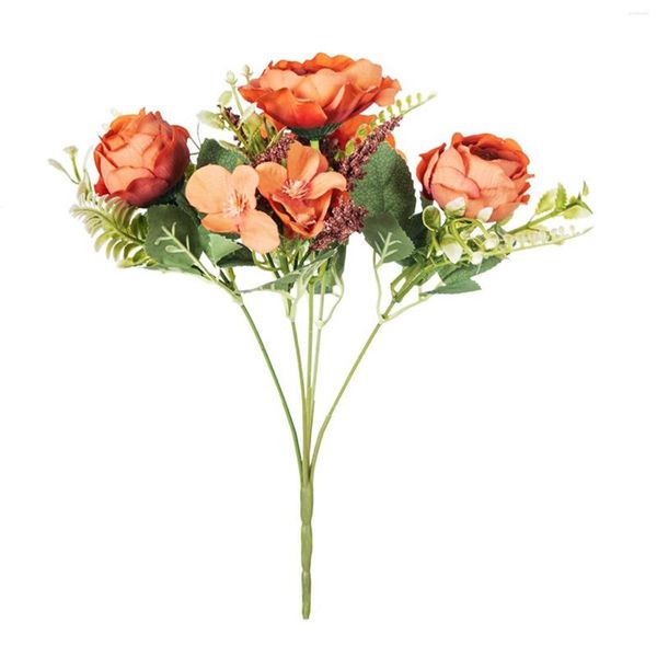 Dekorative Blumen Seidenstoff Tischdekoration Realistische Pfingstrose Rose Party Hochzeit Künstliche Blume Romantische Handaufnahmen Po Prop