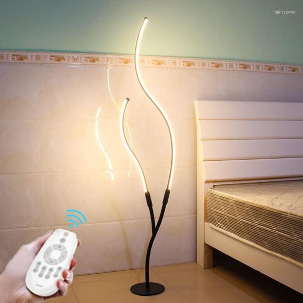 Lâmpadas de piso modernas led árvores Luz de galhos criativos para a lâmpada para sala de estar decoração de casa canto interno