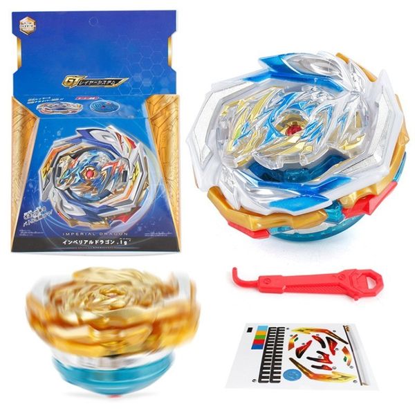 Spinning Top B-X Toupie Burst Beyblade Spinning Top Arena Metal Fusion Gyro B-154D Dragão Roteiro Rotário Pé de Via Joga 230504