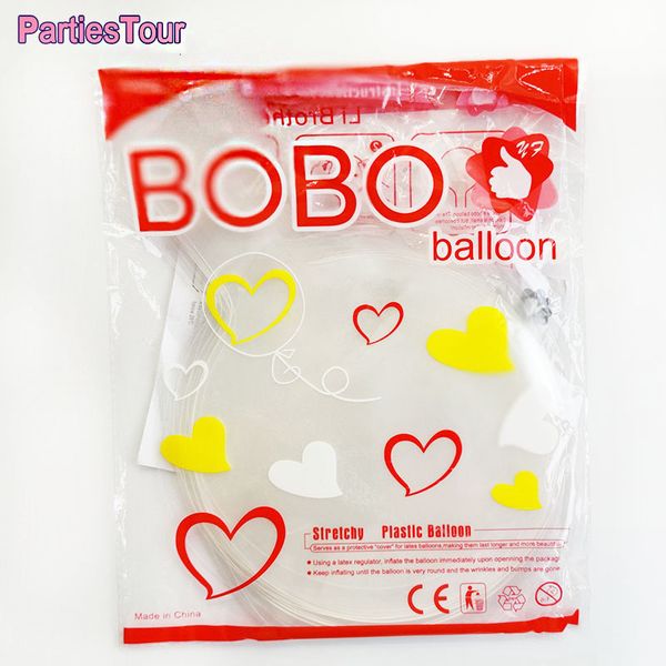 Outros suprimentos de festa de evento 50pc 8 10 18 20 24 36 polegadas infláveis ​​Bobo Balloon Globos Transparente Birthday Wedding Baby Shower Decor Ballons 230504