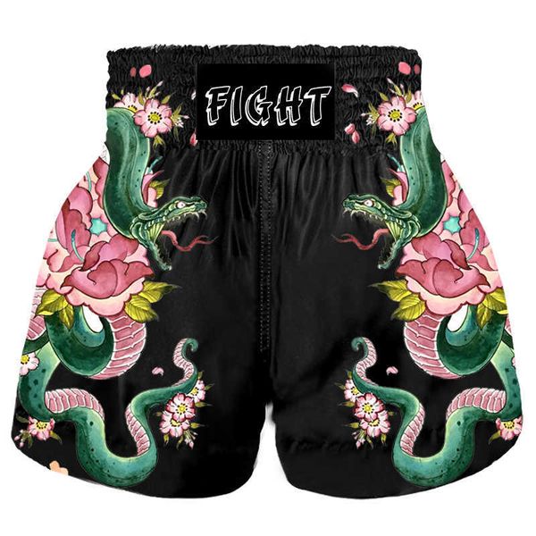 Shorts masculinos de boxe masculino e feminino shorts de luta de luta MMA Custom Running Treinamento Speed ​​Speed ​​Dry Fighting Shorts Z0504