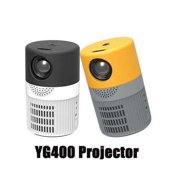 YT400 Pocket LED Mini Projector Geschenk für Man Micro Videospiel Proyector Toy Beamer HDMI USB Cable Pro LCD -Bildschirm für Smart Home Office