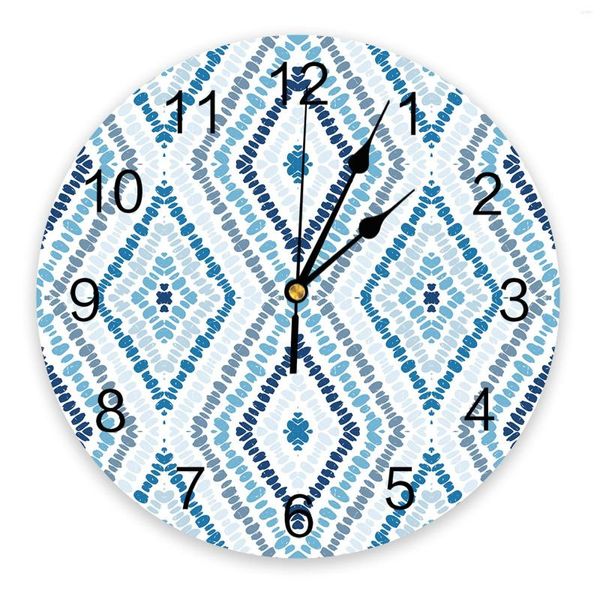 Wanduhren Böhmische Ethnische Geometrie Uhr Modernes Design Aufkleber Wohnkultur Wohnzimmer Digitale Schlafzimmeruhr