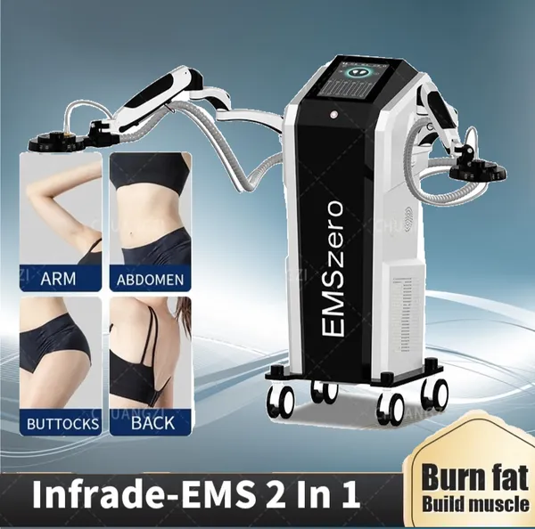 Alta tecnologia EMS Máquina de estimulador muscular NOVE esculpido EMSZERO Equipamento de luz infravermelha neo 14tesla