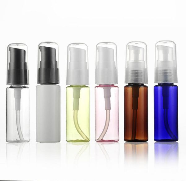 200CPCS 20ml Kunststoff-PET-Pumpflasche Lotion Emulsion Serum Toner Essenz Probe Prüfung Feuchtigkeit Whitening kosmetische Verpackung