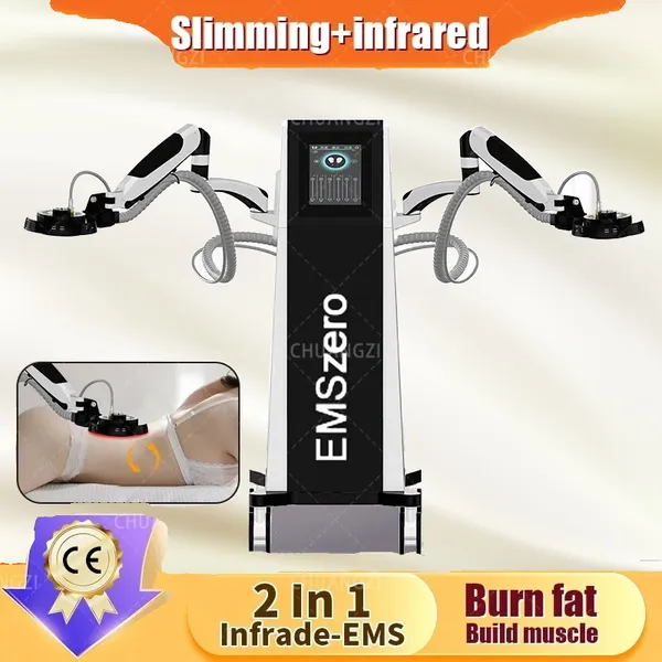 DLS-Emslim NEO Machine Ultimo Emszero 2 in 1 Corpo che dimagrisce Riscaldatore a infrarossi Corpo che dimagrisce Ems Slim Stimolatore muscolare