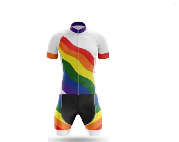 Racing Sets LASER CUT HERREN RADKLEIDUNG JERSEY BODY SUIT SKINSUIT MIT POWER BAND Ride Pride NATIONAL TEAM GRÖSSE: XS-4XL