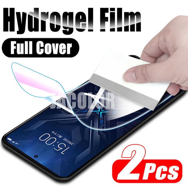 Handy-Displayschutzfolie 2 STÜCKE Hydrogel-Schutzfolie für Black Shark 5 RS 4 Pro 3 Displayschutzfolie für Black Shark 5 Pro Note Sicherheitsglas P230406 P230407