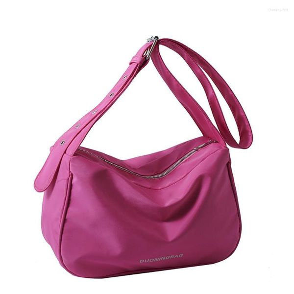 Bolsas de noite Mulheres Moda Saco de Hobo Satchel de Nylon para viagens Férias diariamente Presente de aniversário Crossbody com pequeno