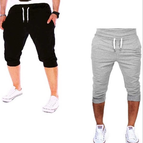 Pantaloncini da uomo Pantaloncini da uomo Bermuda Pantaloncini da uomo Vendita calda Estate Tempo libero Lunghezza al ginocchio Pantaloncini di colore solido Jogging Z0504