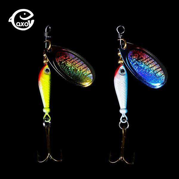 Yemler qxo 2pcs/lot 9g kaşık metal yeni jig balıkçılık yemi sert jigging iplikçileri için kış malları jerkbait shad 230504