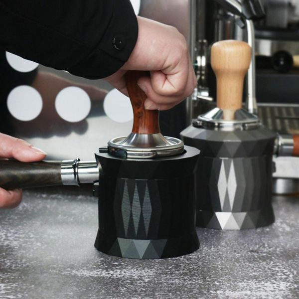 Werkzeuge Kaffee Tamper Ständer Siebträger Aluminiumlegierung Tamping Ständer für Kaffee Tamper Lagerung Basis Halter Kaffee Filter Coffeeware